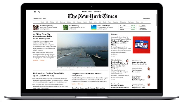 New York Times online