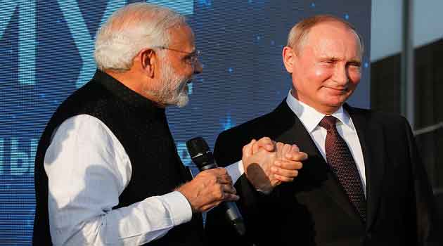The Russian-Indian negotiations in Sochi lasted more than three hours. During the sea trip, they spoke English without needing an interpreter.