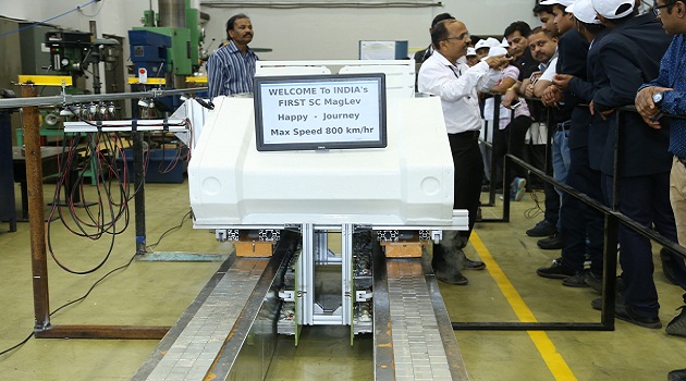 A prototype o Maglev trains