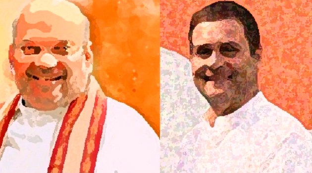 Amit Shah and Rahul Gandhi