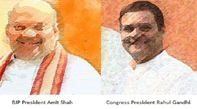 Amit Shah and Rahul Gandhi