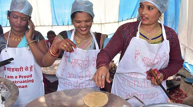 Menstruating Women organise Period Feast in Delhi