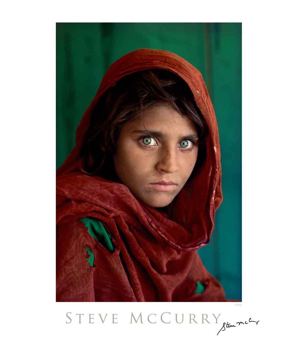 Afghan-Girl-Signed-poster-for-sale-on Steve-McCurry-website