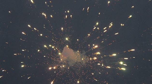 Firecrackers in Diwali