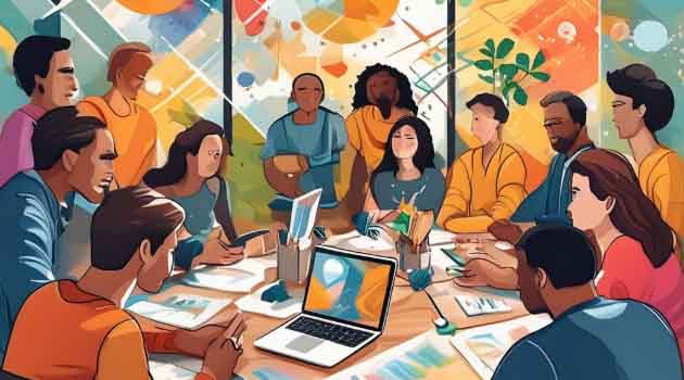 Design Thinking helps in unleashing full creative energies, winning commitments and improving processes radically.