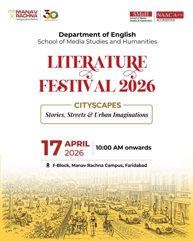 LitFest 2026 at Manav Rachna