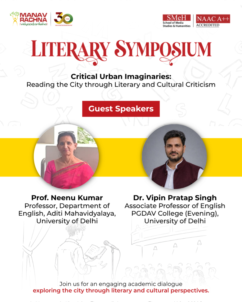 LitFest 2026 at Manav Rachna International Institute of Research and Studies brings together creativity, critical thinking, and expression under the theme “Cityscapes.”